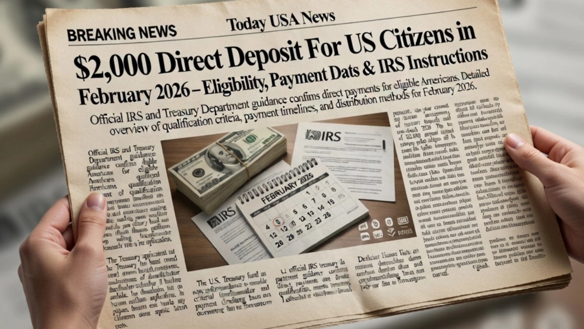 $2,000 federal deposit 2026