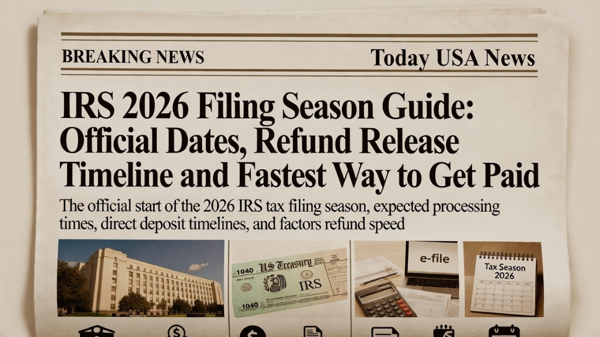 IRS Refund Schedule 2026