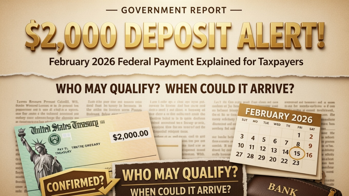 $2000 Federal Payment 2026
