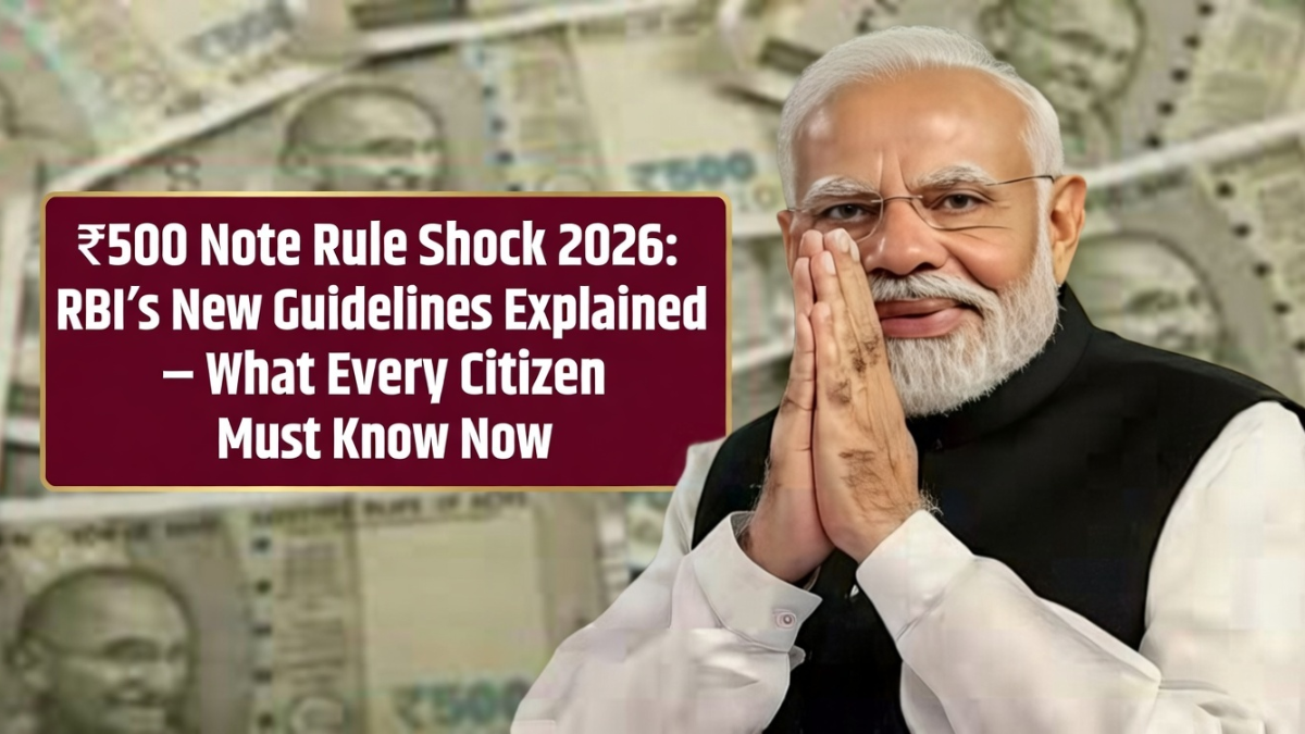RBI ₹500 note update