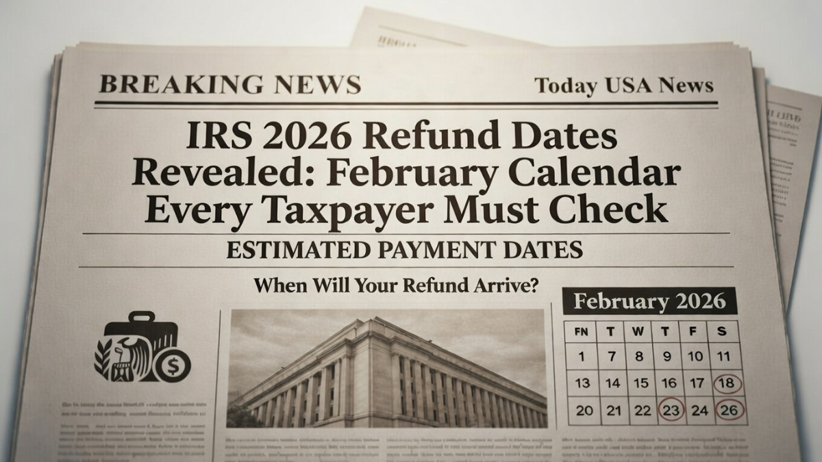 IRS 2026 Refund Calendar