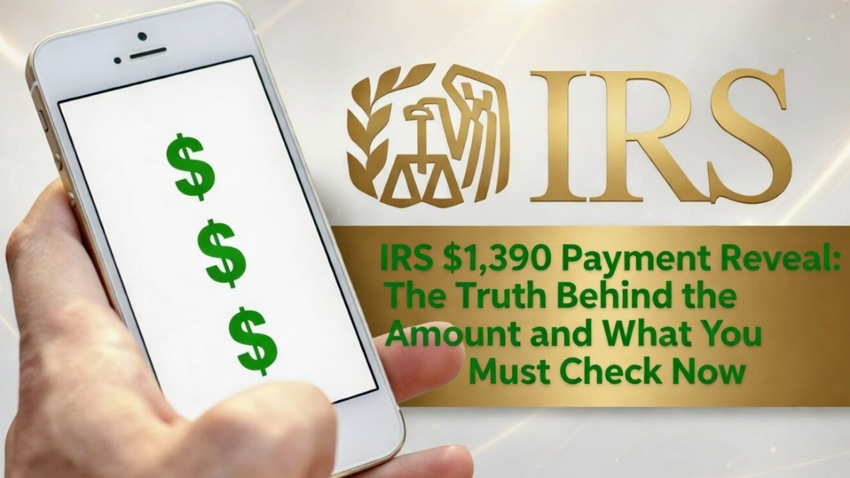 IRS $1390 payment