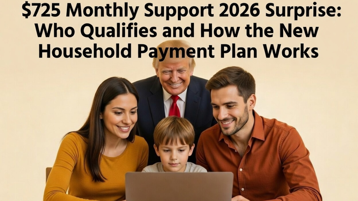 $725 monthly payment 2026