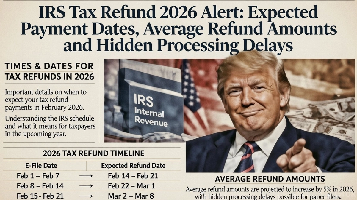tax refund schedule